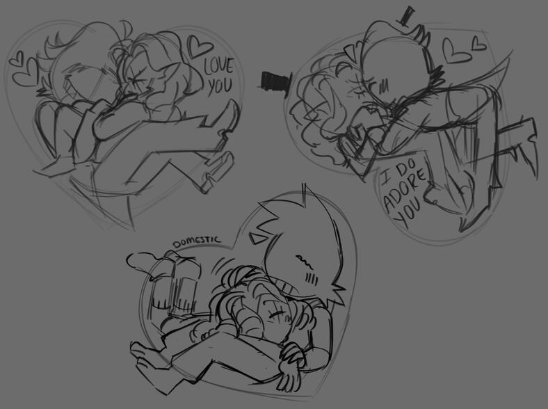 Pairing Keychains/Stickers